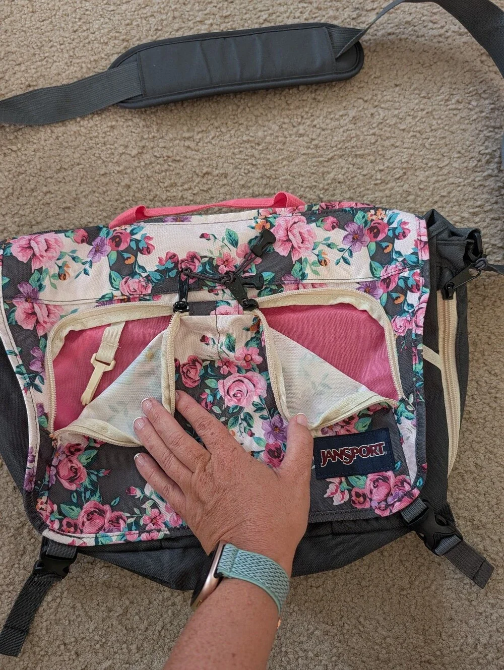 Jansport floral print
